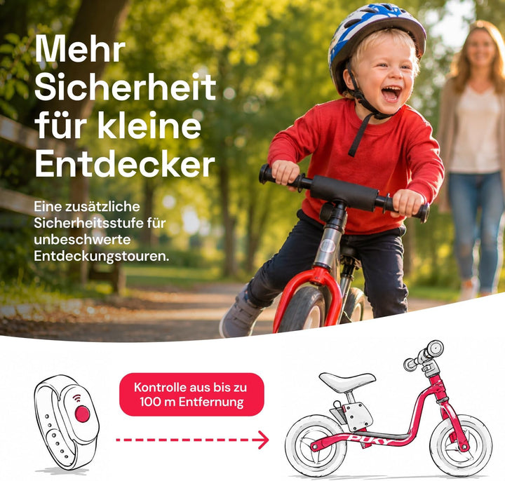 mySTOPY Bremsassistent für PUKY Modell LR M/LR M Classic mit Motiv (Feuerwehr) I für Kinder ab 2 Jah