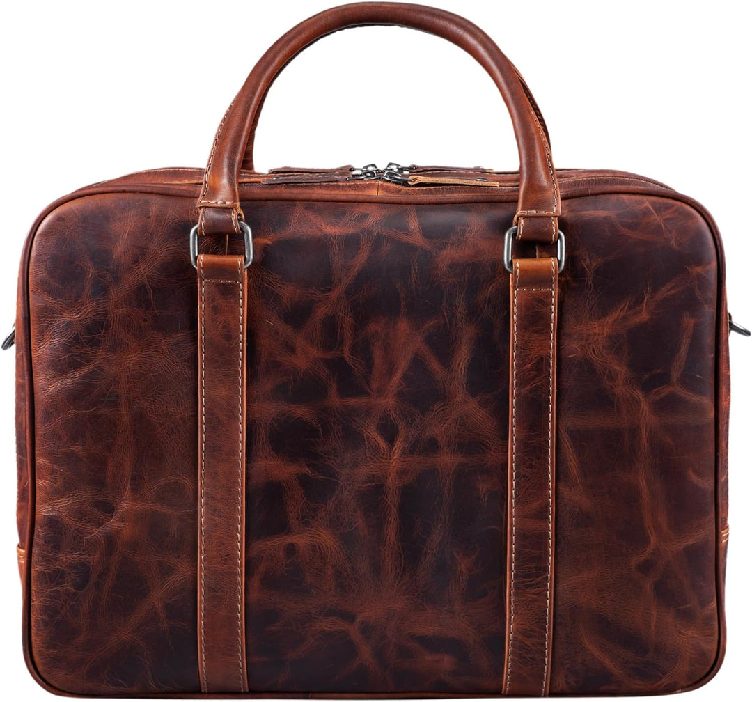 STILORD 'Dante' Business-Tasche Leder gross elegante Aktentasche Umhängetasche Laptoptasche 15.6 Zol