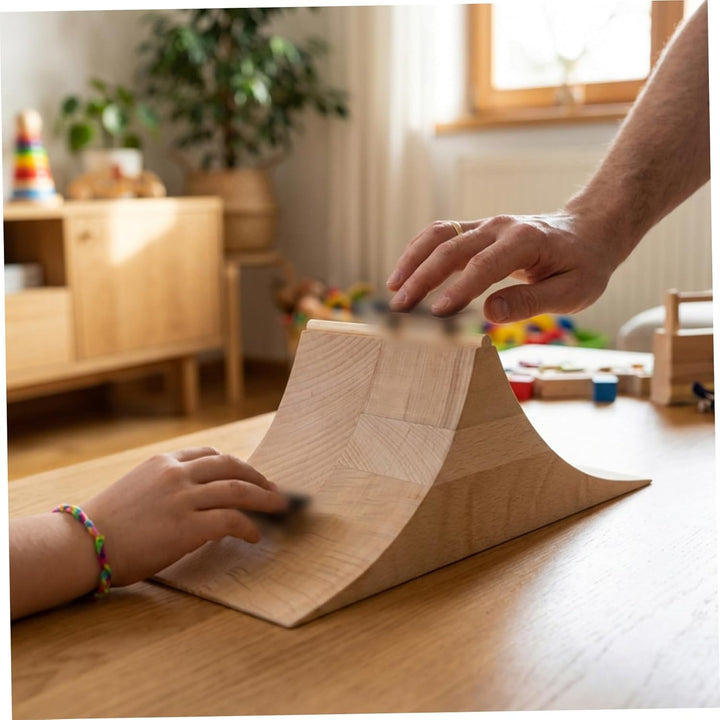 Fingerboard-Rampe, professionelle Skateboard-Rampe aus Holz – realistische Fingerboard-Hindernisse f