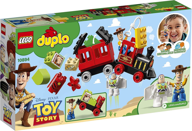 Lego 10894 DUPLO Toy-Story-Zug, Bausatz mit Buzz und Woody Figuren für Kleinkinder