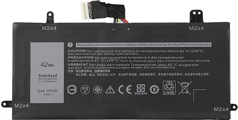 AKKEE 42Wh J0PGR Laptop Akku für Dell Latitude 12 5285 5290 2-in-1 T17G Series 0J0PGR JOPGR 0RDYCT R