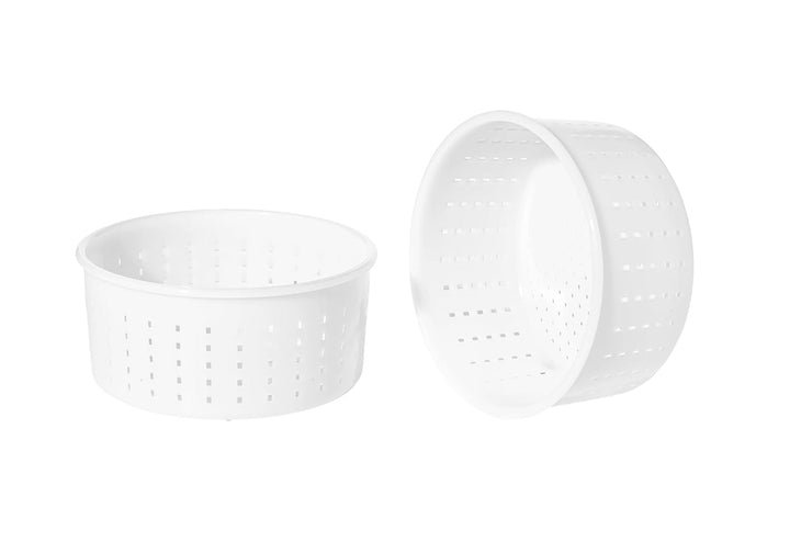 3 x Käseform 15x7.2cm - 1.2kg - Caciotta – Käseformen | Korb | Käseherstellung | Lab