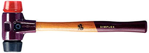 Halder 2310469 Schonhammer "Simplex" aus Hartgummi/Plastik, 30 mm