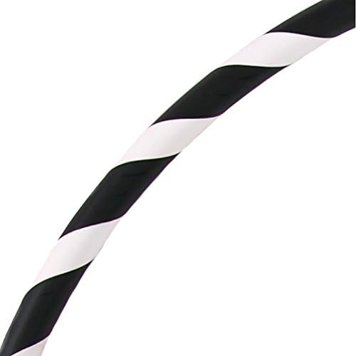 Faltbarer Anfänger Hula Hoop Reifen, Ø90/95/100/105cm Ø95cm Weiss, Ø95cm Weiss