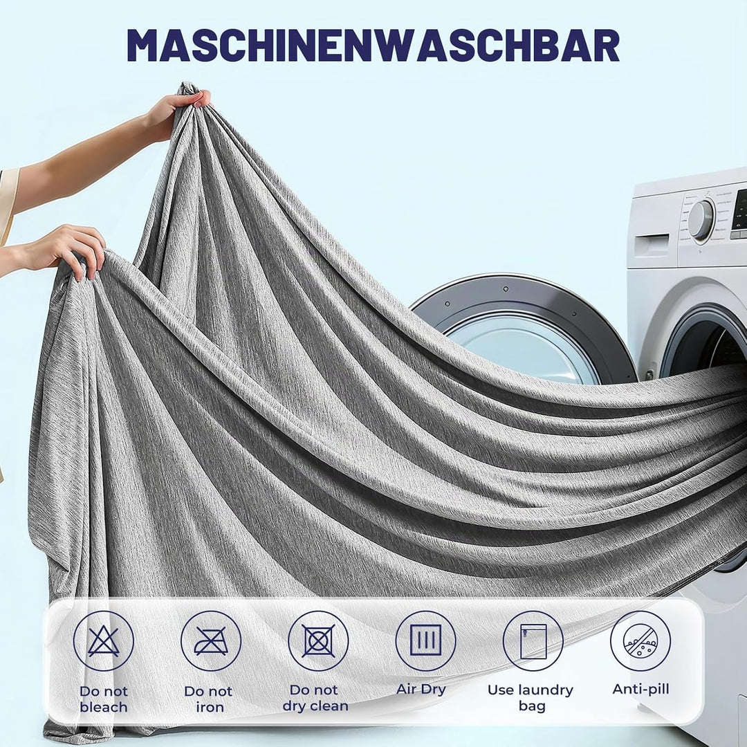 Luxear Selbstkühlende Decke, Arc-Chill Q-Max 0,5 Kühldecke, 2 in 1 Doppelseitige Dünne Sommerdecke B