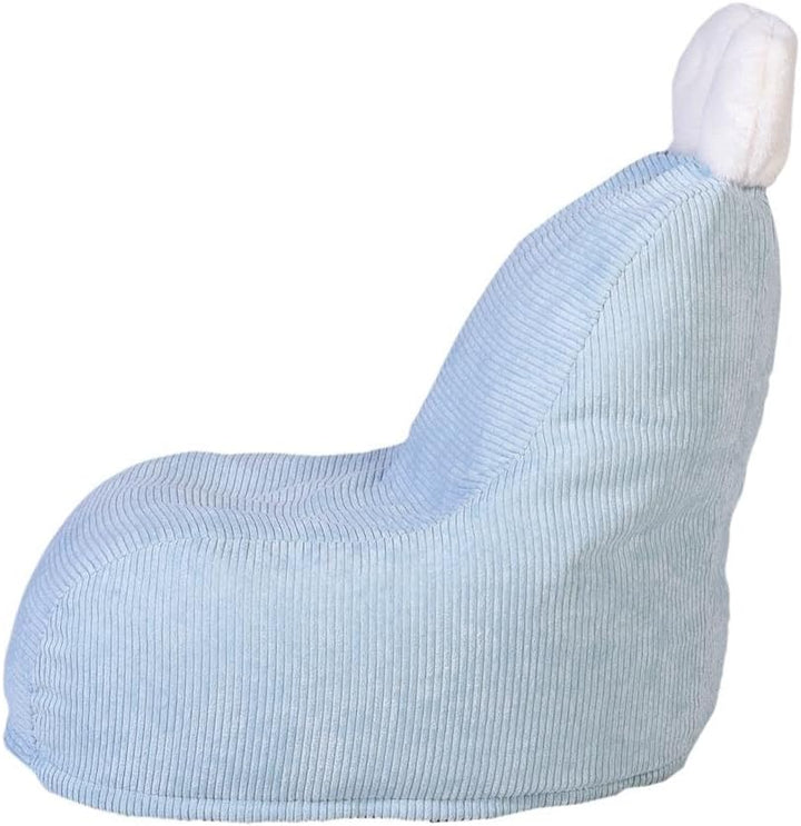 Sitzsack Birnenform für Kinder, Polyester, 40cm x 62cm x 70cm, Himmelweiss Himmelweiss Medium, Himme