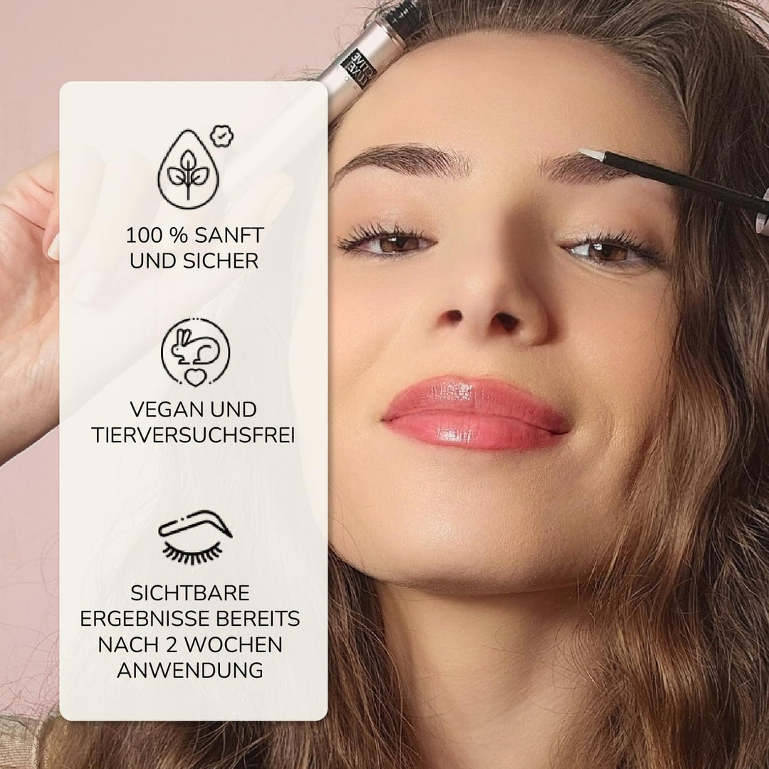 Active Luxe Augenbrauen Serum - Growth Booster Brow Serum - für Natürlich Dicke, Volle und Starke Au