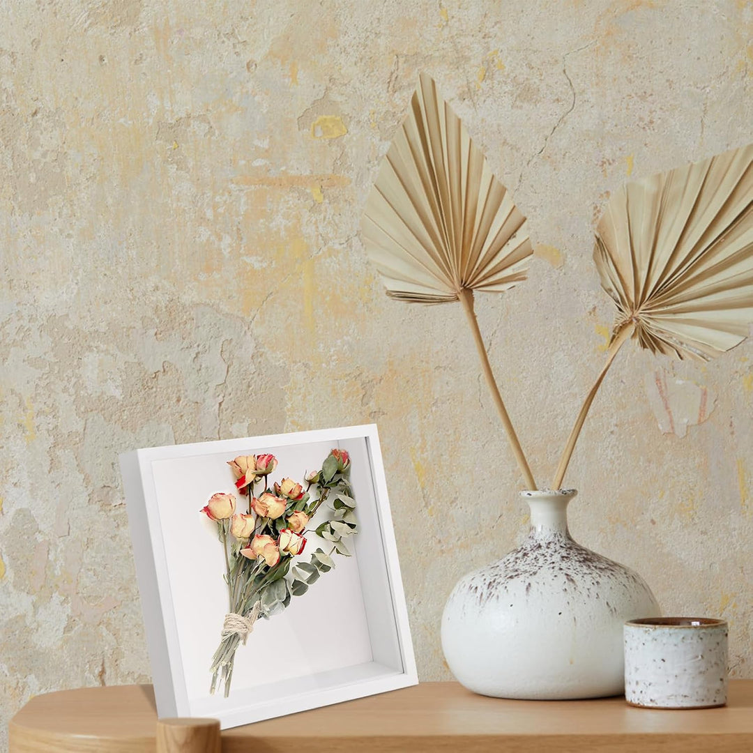 heavenlife 3D Bilderrahmen, Tiefer 3D Objektrahmen, Schattenbox Vitrine mit Transparente Acrylplatte