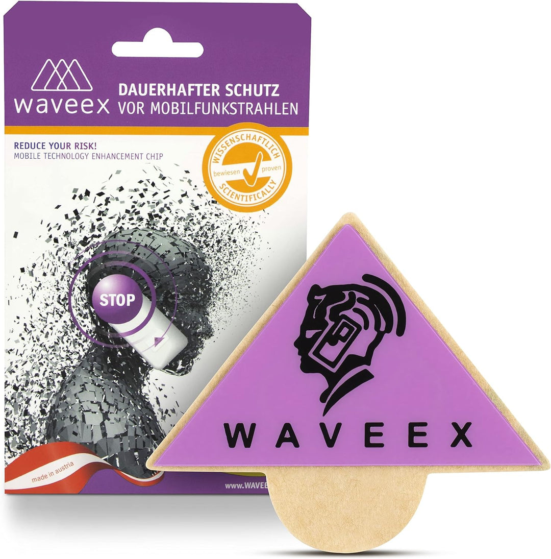 WAVEEX 7 STK. Schutzaufkleber gegen Strahlung – für Handy, Smartphone, Tablet, Laptop, Babyphone, WL