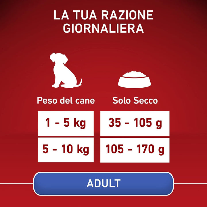 PURINA ONE Mini-Hundekroketten für Erwachsene, reich an Rindfleisch, mit Reis, für Hunde bis 10 kg,