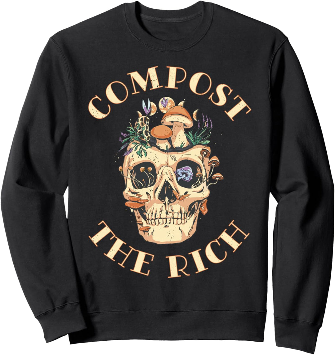 Kompost Die Reichen - Pilzschädel Sweatshirt