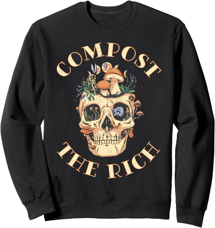 Kompost Die Reichen - Pilzschädel Sweatshirt