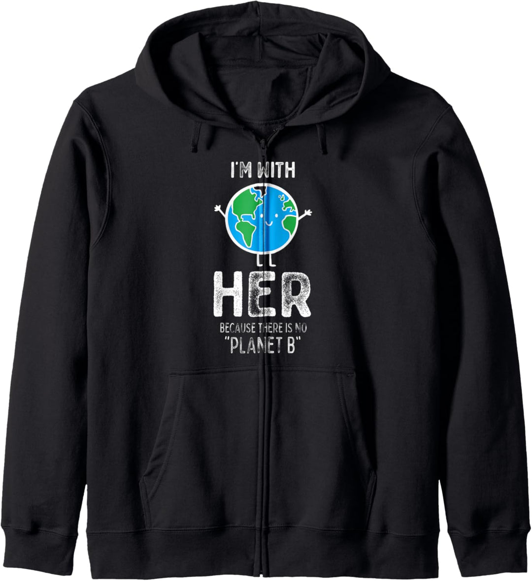 Glücklich Earth Day Ich bin mit ihr niedlich Recycling-Lehre Kapuzenjacke