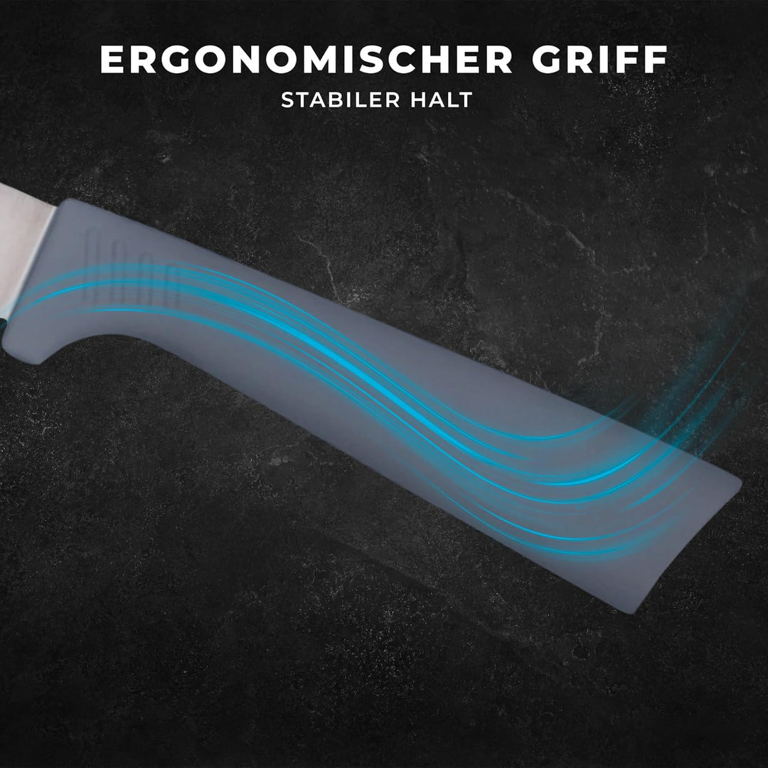 Messerblock mit Messer - 5 teilig - Messerset und Messer Block - Küchenmesser Set - Kitchen Knife Se