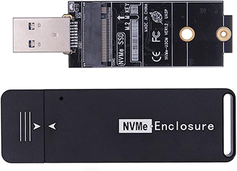 CY M.2 NVME SSD Gehäuse-Adapter USB 3.1 Gen2 10 Gbp auf NVME PCI-E M-Key Solid State Drive Externes