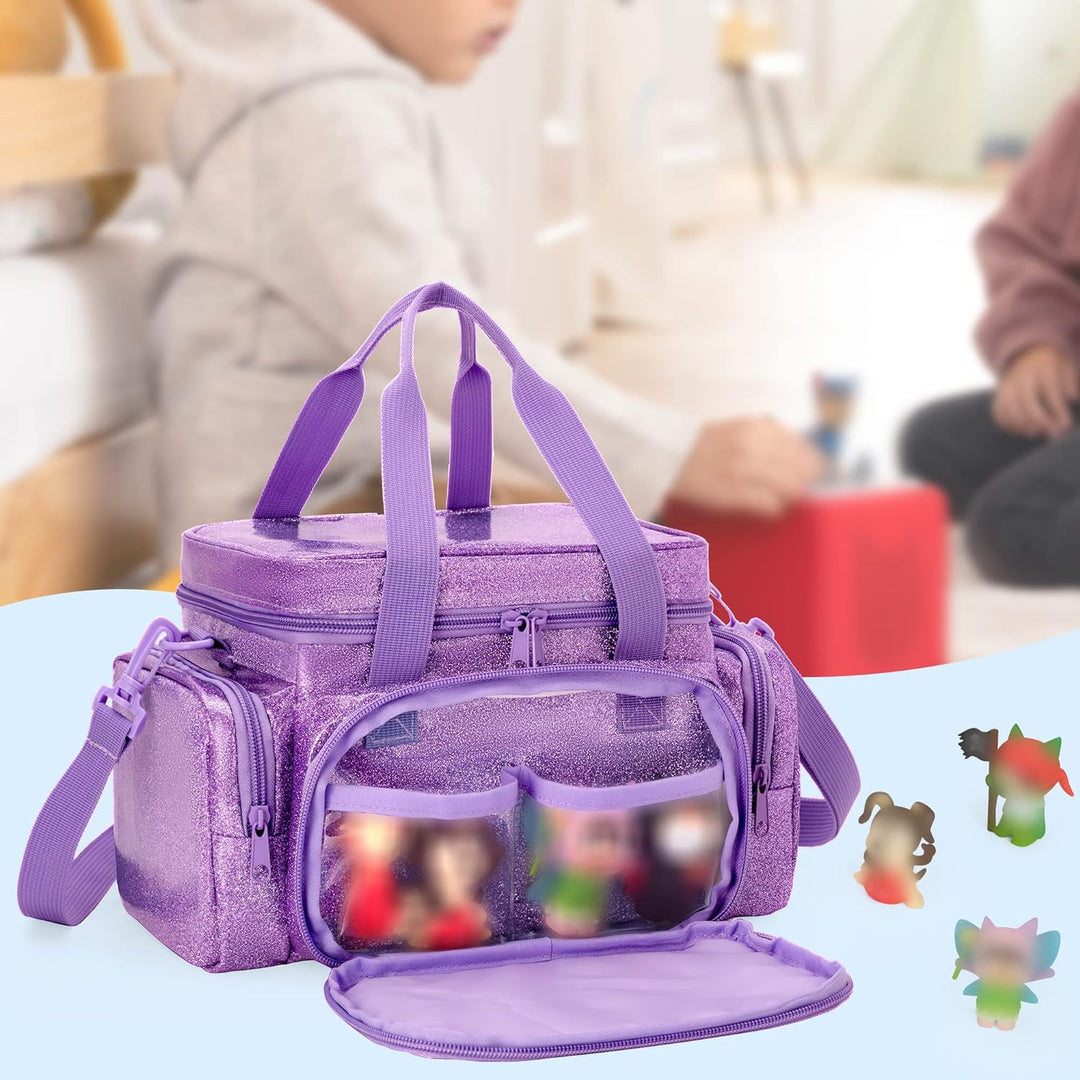 LoDrid Tragetasche kompatibel mit Tonie, Aufbewahrungstasche Organizer für Audio-Player-Set und Zube