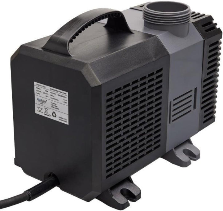 CHM GmbH® Eco Teichpumpe 30 Watt Bachlaufpumpe Filterpumpe 4500 L/h Pumpe Aquarium