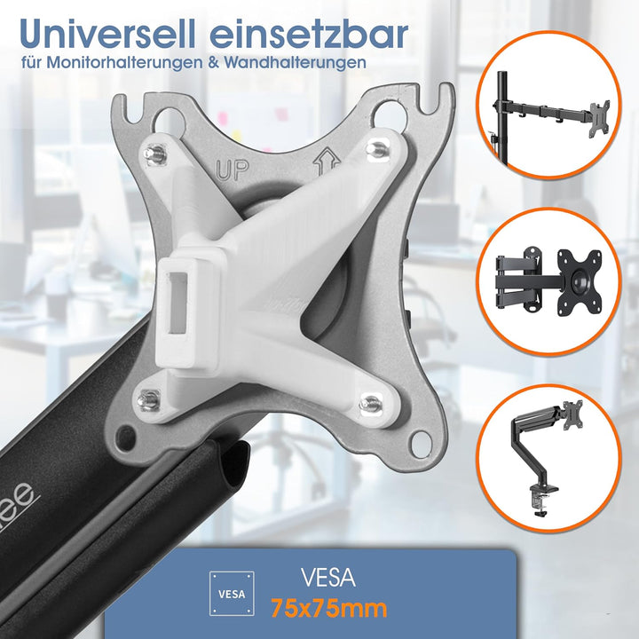 3IDEE VESA Adapter kompatibel mit HP All-in-One PC (24-cr0706ng,27-cr0005ng & mehr) - Monitor Halter