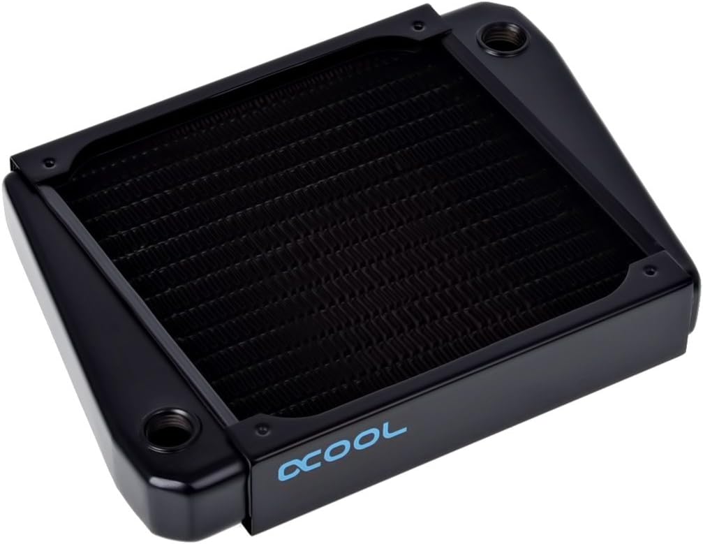 Alphacool 14241 NexXxoS ST30 Full Copper X-Flow Radiator - CPU Wasserkühlung - 140mm, Kupfer / Schwa