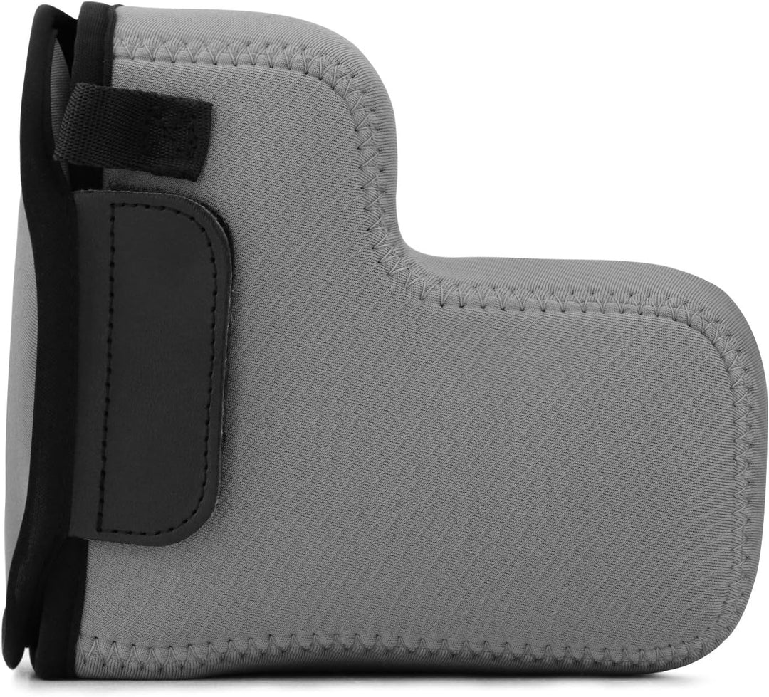 MegaGear Neoprenhülle kompatibel mit Sony Alpha A6600 (18-135 mm) - Grau, MG1870, Grau