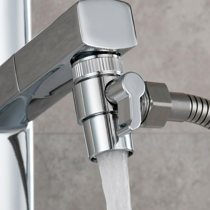 Roscid Handheld Bad Bidet Sprayer Set mit 3 Wege Wasserhahn Bidet Sprayer mit 2M Schlauch mit G1/2 W