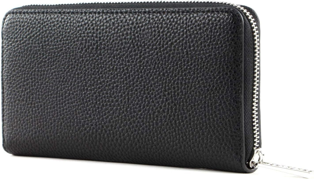 Tommy Hilfiger Damen Th Essence Lrg Za Kleine Lederwaren Schwarz, Schwarz