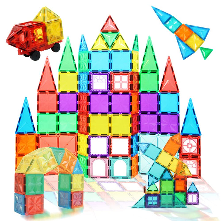 CONDIS Magnetische Bausteine 101 Teile, Magnetspielzeug Magnete Magnetbausteine Magneten Spielzeug M