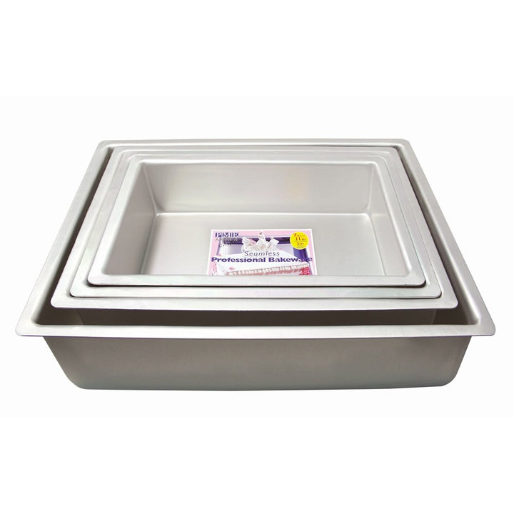 PME OBL09133 Längliche Aluminium-Backform 22,9 x 33,0 x 7,6 cm, 22,9 x 33,0 x 7,6 cm