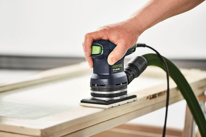 Festool RUTSCHER RTS 400 REQ-Plus (mit Schleifschuh, Protector, Longlife-Staubfangbeutel), im Systai