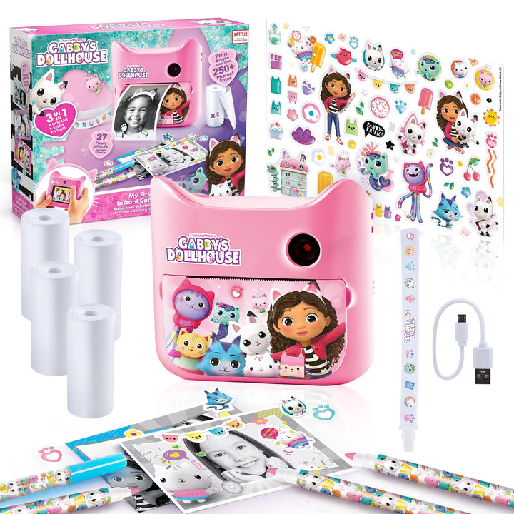 Canal Toys Photo Creator GAB005 - Gabby 12 MP Sofortbildkamera für Kinder - Kinderkamera mit LCD-Dis