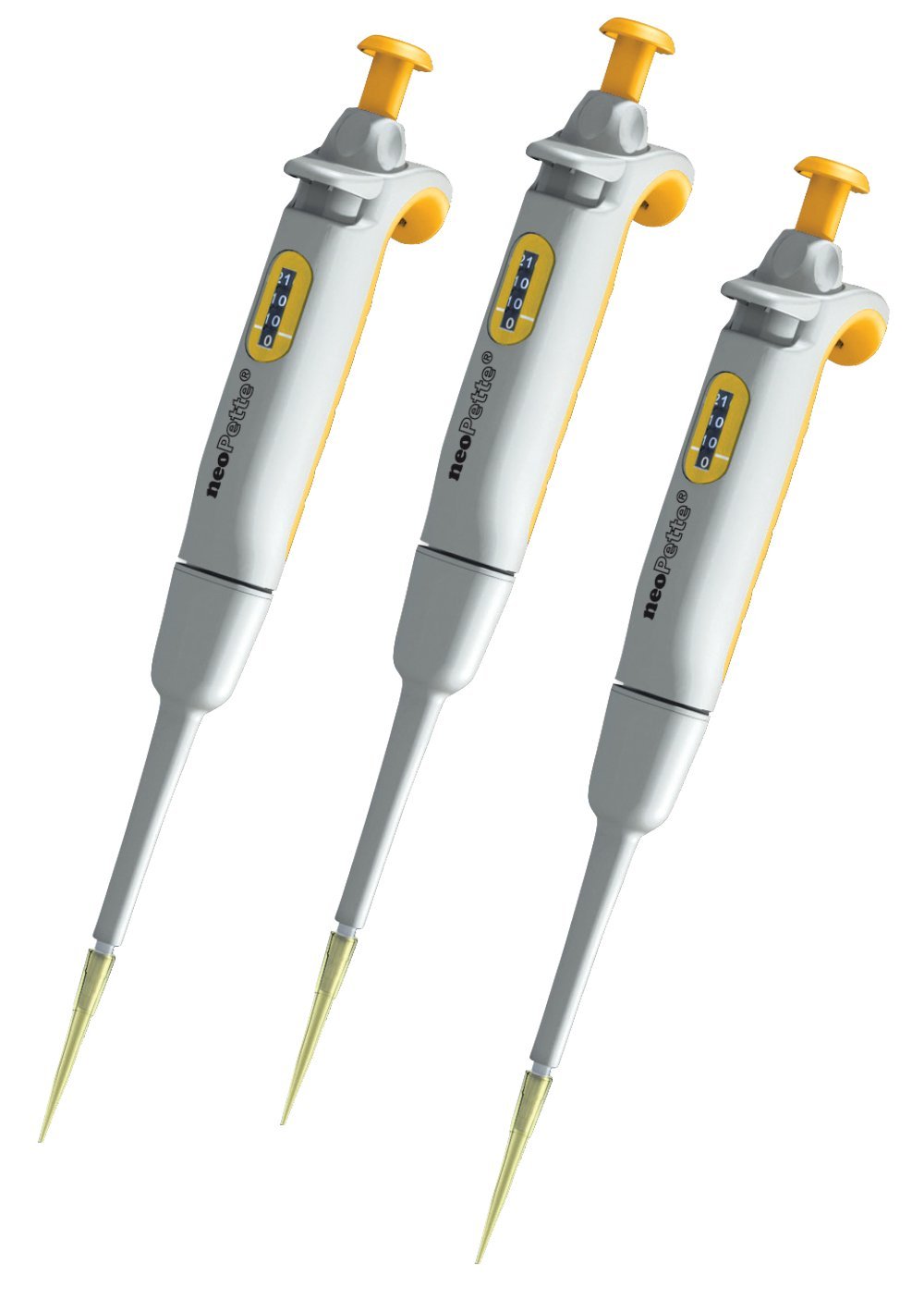 neoLab 7-2136 neoPette Mikroliterpipette, 1 µL-10 mL