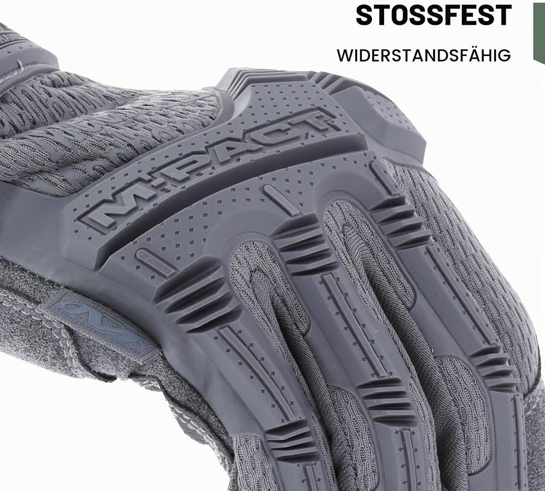Mechanix Wear M-Pact® Wolf Grey Handschuhe (XX-Large, Grau), XXL XXL Grau, XXL Grau