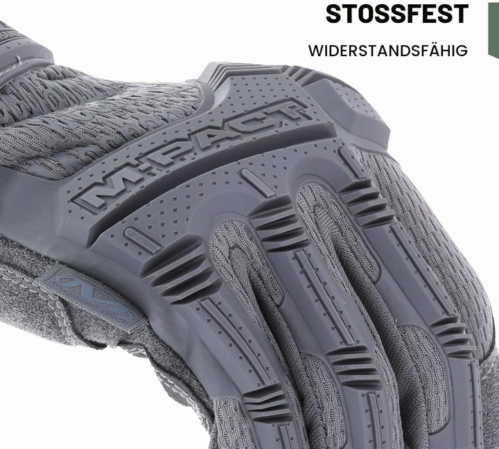 Mechanix Wear M-Pact® Wolf Grey Handschuhe (XX-Large, Grau), XXL XXL Grau, XXL Grau