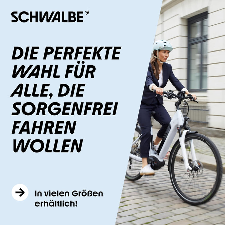 Schwalbe - Marathon Plus Reflex – Trekkingreifen mit Reflexstreifen für Fahrräder. 28 x 1.1 Zoll, 28