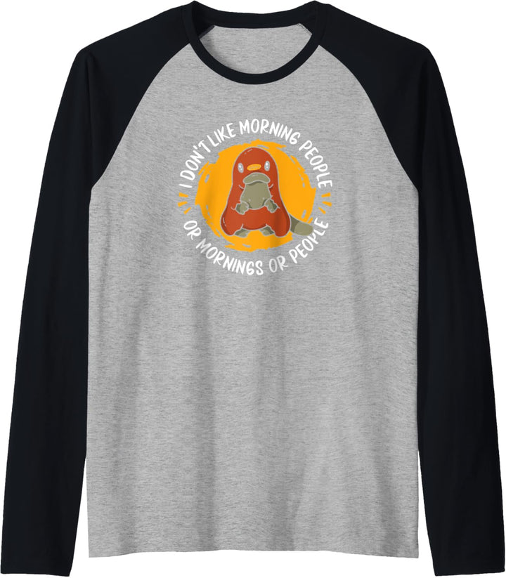 Schnabeltier Wildnis Wildtier Tier - Platypus Schnabeltier Raglan