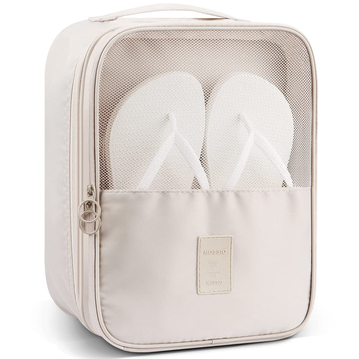 Mossio Schuhtasche für 3 Paar Schuhe für Reisen und den täglichen Gebrauch. Aufbewahrungstasche, Bei