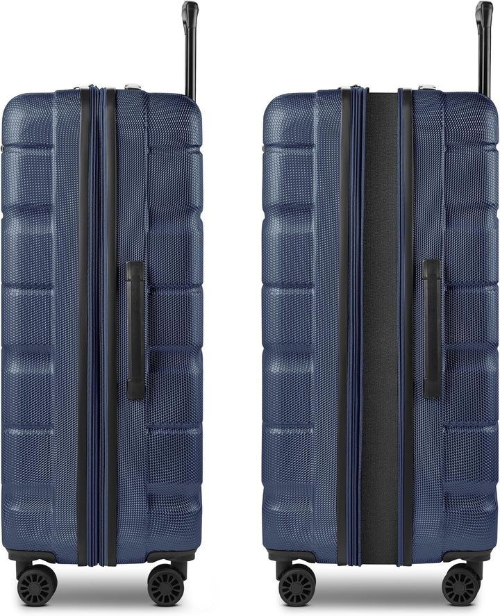 Franky Munich 4.0 Koffer gross | Hartschalen Trolley mit 4 Rollen, Kreuzpackgurt, arretierbarer Grif