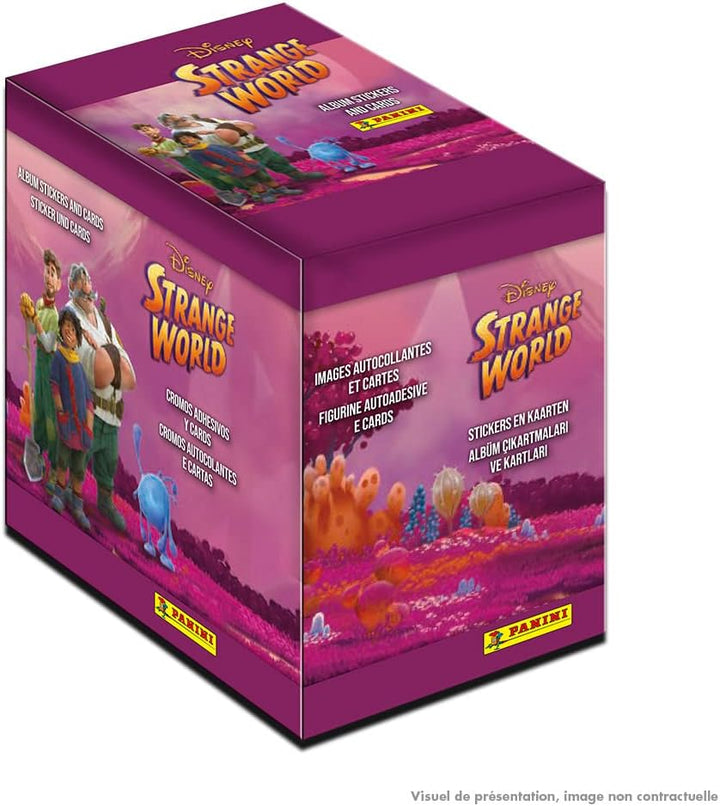 Panini Disney Strange World - Sticker & Cards (Box mit 36 Tüten), Box mit 36 Tüten