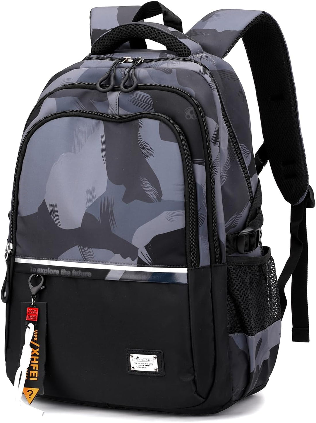 Amythe Schulrucksack Teenager Rucksack für Jungen - Wasserdichter Casual Daypack, Schulranzen Ideal