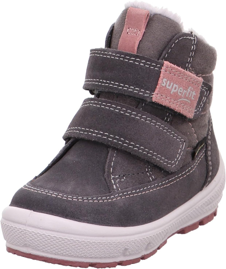 Superfit Mädchen Groovy Warm Gefütterte Gore-tex Schneestiefel 22 EU Grau Rosa 2010, 22 EU Grau Rosa
