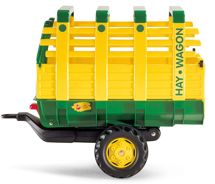 Rolly Toys rollyHay Wagon (Alter 3-10 Jahre, Zweiachsanhänger, Automatikverriegelung, Heckklappe ver