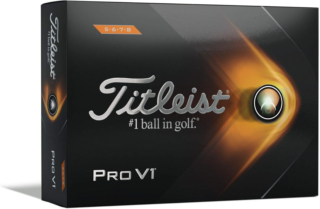 Titleist Pro V1 Golfbälle, 12 Stück, Weiss/opulenter Garten Hohe Ziffern Golfb&#xE4;lle