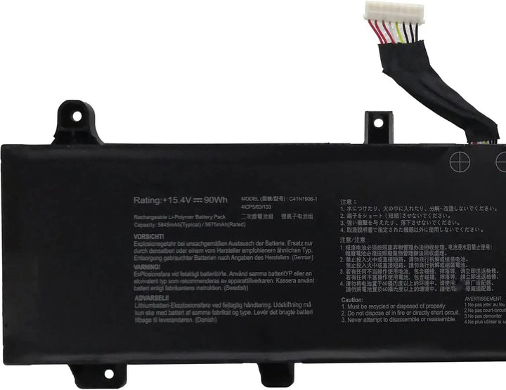 C41N1906-1 B0B200-03620000 0B200-03590000 Laptop Battery Compatible with ASUS ROG Zephyrus Duo 15 GX