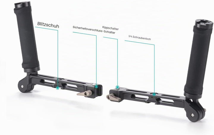 Tilta Dual Handle Gimbal Support Leichtes Gimbal-Stützsystem mit Zwei Griffen,kompatibel mit DJI RS