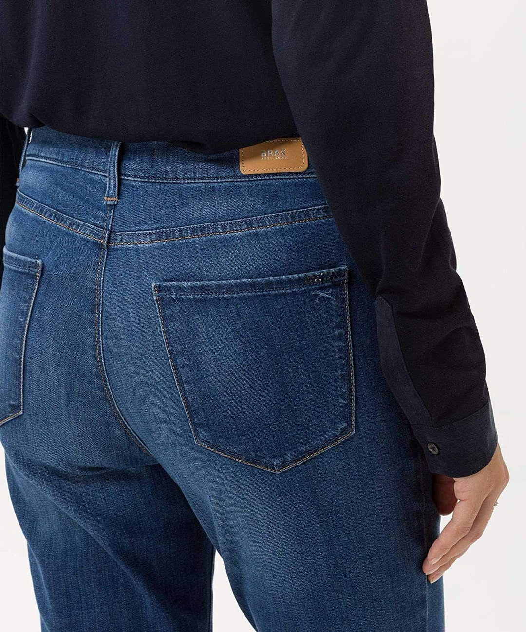 BRAX Damen Style Mary Blue PlanetSlim Jeans, 26W / 30L Used Light Blue