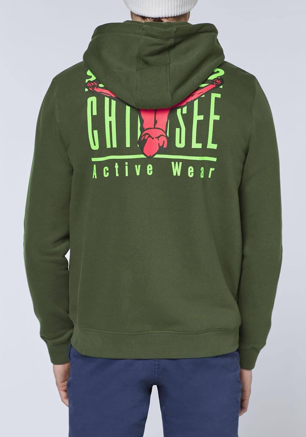 CHIEMSEE Sweatjacke mit Kapuze und Jumper-Motiven S 19-0417 Kombu Green, S 19-0417 Kombu Green