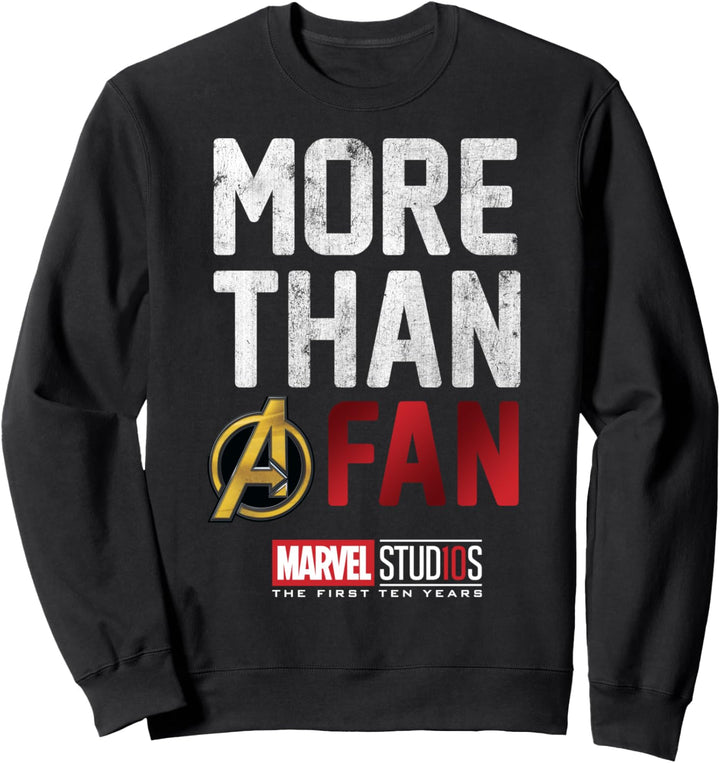 Marvel Studios More Than A Fan 10 Years Sweatshirt