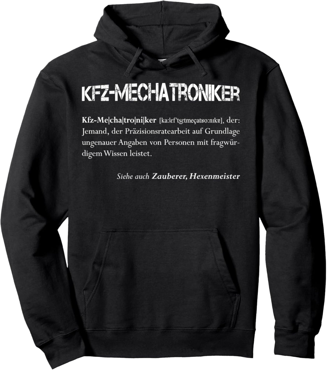 KFZ-Mechatroniker = Zauberer? - Kfz-Mechaniker Pullover Hoodie