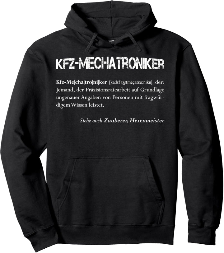 KFZ-Mechatroniker = Zauberer? - Kfz-Mechaniker Pullover Hoodie