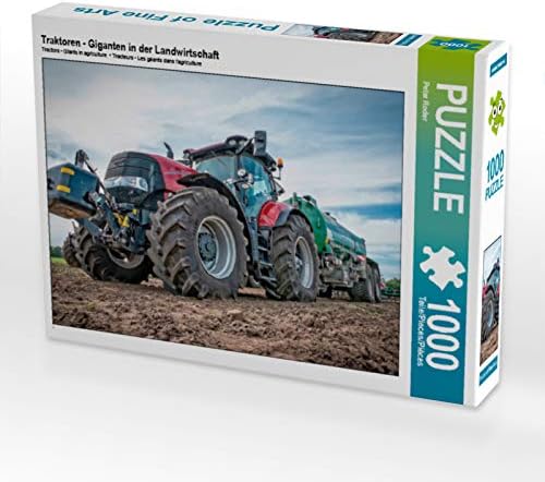 CALVENDO Puzzle Traktoren - Giganten in der Landwirtschaft - 1000 Teile Foto-Puzzle für glückliche S